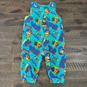 18m Handmade Paw Patrol Blue Romper Overalls
